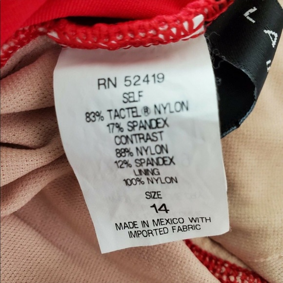 Red La Banca Swimsuit - Picture 8 of 8